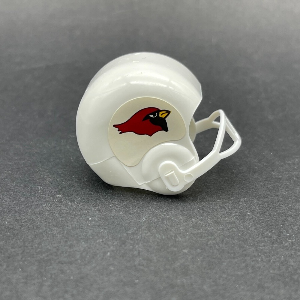 Arizona / St Louis Cardinals Vintage Plastic Mini White Helmet 1970s NFL OPI #20